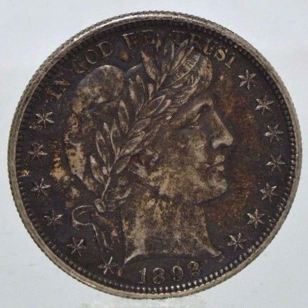 1892-Barber-Half-Dollar---Original-Toning?